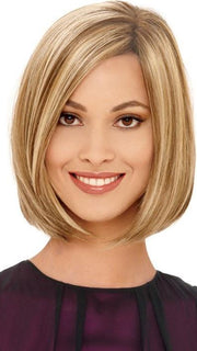 JAMISON by Estetica in  R12/26CH | Light Brown with Chunky Golden Blonde Highlights