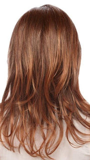 RT330RT4 | Medium Auburn Tipped with Dark Auburn and Dark Brown Roots
