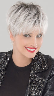 SWING by Ellen Wille in Silver Blonde Rooted Medium Honey Blonde, Light Ash Blonde, and Lightest Reddish Brown blend with Dark Roots PPC MAIN IMAGE FB MAIN IMAGE