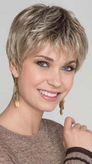 BO MONO by ELLEN WILLE in SANDY BLONDE ROOTED | Medium Honey Blonde, Light Ash Blonde, and Lightest Reddish Brown blend PPC MAIN IMAGE FB MAIN IMAGE