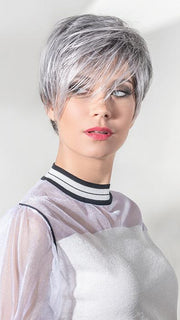 SALT-PEPPER-MIX | Light Natural Brown with 75% Gray, Medium Brown with 70% Gray and Pure White Blend