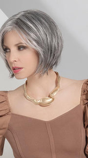 SALT/PEPPER MIX | Light Natural Brown with 75% Gray, Medium Brown with 70% Gray and Pure White Blend