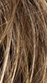 BERNSTEIN ROOTED | Light Brown Base with Subtle Light Honey Blonde and Light Butterscotch Blonde Highlights and Dark Roots