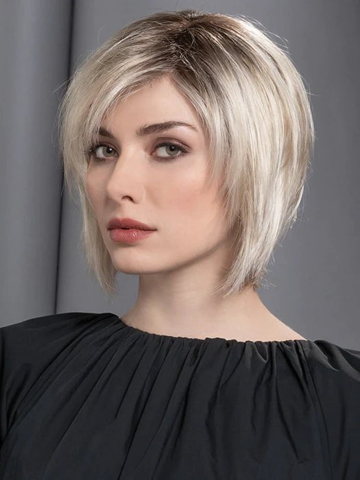 AVA by Ellen Wille in POLAR SILVER SHADED 60.101 | Pearl White and Pearl Platinum Blend with Shaded Roots PPC MAIN IMAGE
