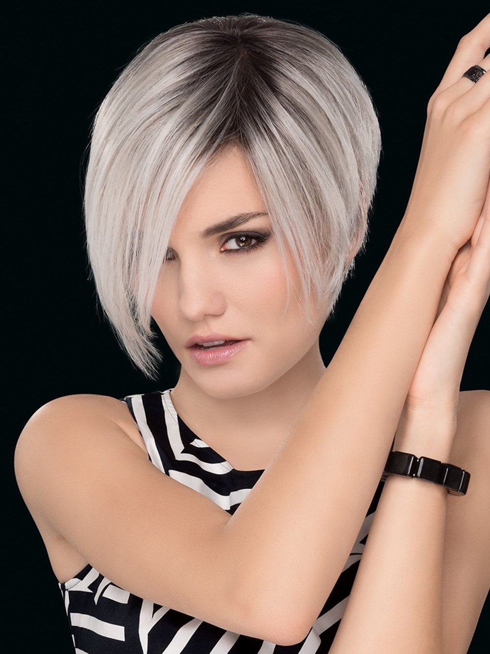 AMAZE by Ellen Wille in SILVER ROOTED | Pure Silver White and Pearl Platinum Blonde Blend
