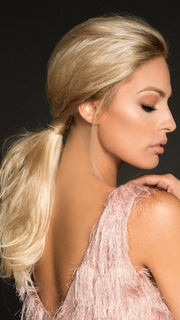 Easily styleable long hair wig