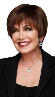 AWARD by Ellen Wille in DARK CHOCOLATE MIX | Warm Medium Brown, Dark Auburn, and Dark Brown Blend