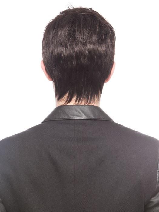 The sides and back are made with wefting to provide coverage and air circulation while wearing