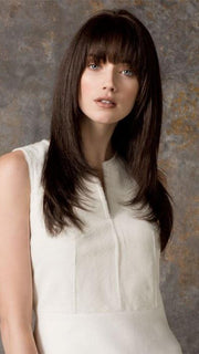 CASCADE by Ellen Wille in ESPRESSO MIX | Darkest Brown Base with a Blend of Dark Brown and Warm Medium Brown throughout 