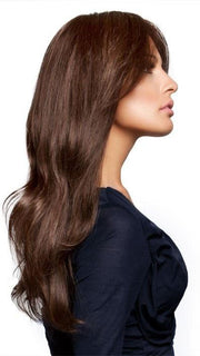 The softly blended layers help give the style fluid, natural movement.  (This piece has been styled and curled)