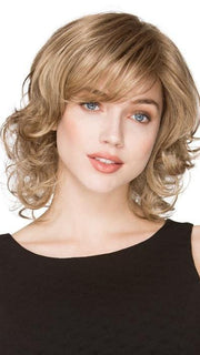 Mid-length wavy cut with a wispy bang 