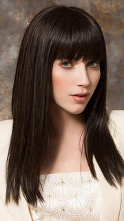 CHER by Ellen Wille in ESPRESSO MIX | Darkest Brown Base with a Blend of Dark Brown and Warm Medium Brown throughout 