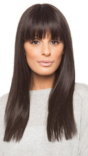 CHER by Ellen Wille in ESPRESSO MIX | Darkest Brown Base with a Blend of Dark Brown and Warm Medium Brown throughout 