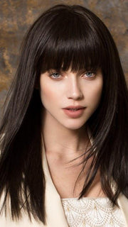 CHER by Ellen Wille in ESPRESSO MIX | Darkest Brown Base with a Blend of Dark Brown and Warm Medium Brown throughout 