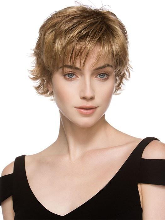 DATE by Ellen Wille in GINGER ROOTED | Light Honey Blonde, Light Auburn, and Medium Honey Blonde Blend with Dark Roots