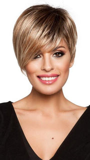 Chic angled fringe