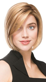 ELITE by Ellen Wille in GINGER ROOTED | Light Honey Blonde, Light Auburn, and Medium Honey Blonde Blend with Dark Roots