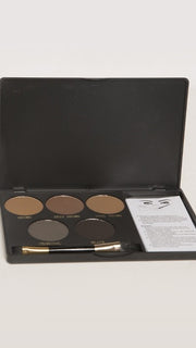 Use the palette of light and delicate colored shadows for a natural look that will last all day