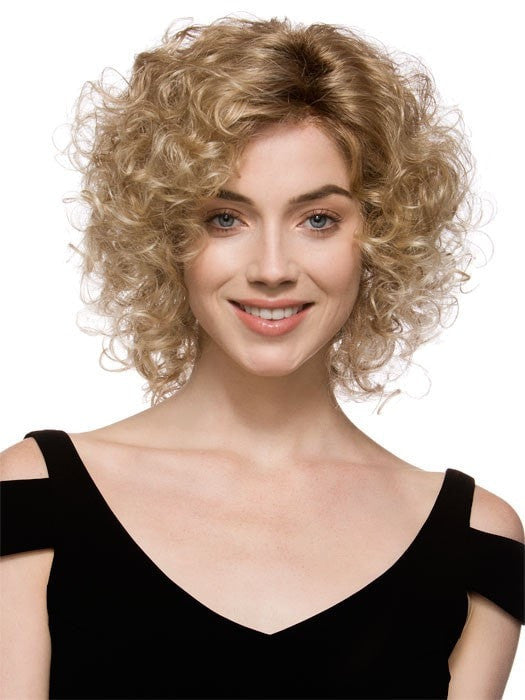 JAMILA HI by Ellen Wille in LIGHT HONEY ROOTED | Medium Honey Blonde, Platinum Blonde, and Light Golden Blonde Blend with Dark Roots