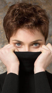 RISK by Ellen Wille in HOT CHOCOLATE MIX | Medium Brown, Reddish Brown, and Light Auburn Blend
