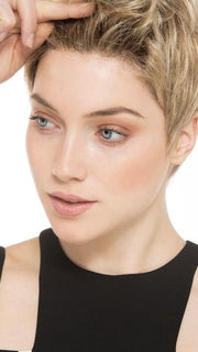 The lace front is ready to wear and virtually invisible