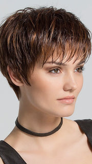 SCAPE BY Ellen Wille in MOCCA ROOTED | Medium Brown, Light Brown, and Light Auburn Blend with Dark Roots