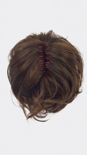 Attach Soda into your natural hair using the claw clip. Soda measures 4" and made from Ellen Wille premium synthetic fiber that makes maintenance easy!