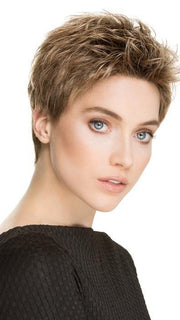 TAB WIG by Ellen Wille in BERNSTEIN MIX | Light Brown Base with Subtle Light Honey Blonde and Light Butterscotch Blonde Highlights	