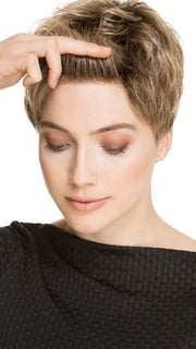 This lace front wig is hand-knotted, ready to wear and virtually invisible