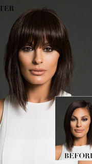 TRUE by Ellen Wille in ESPRESSO MIX | Darkest Brown Base with a Blend of Dark Brown and Warm Medium Brown throughout 
