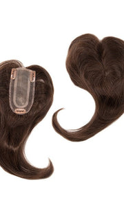 100% Human Hair | Base: 4.5" x 2.5" | Length: 12" | Color: Dark Brown PPC MAIN IMAGE FB MAIN IMAGE