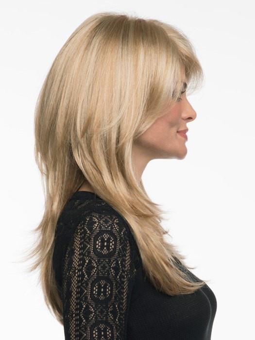 The straight synthetic hair is pre-styled and will keep its shape in any weather, even after you wash it!