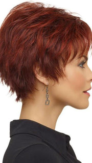 Envy Genny Wig : Right Profile | Color Dark Red