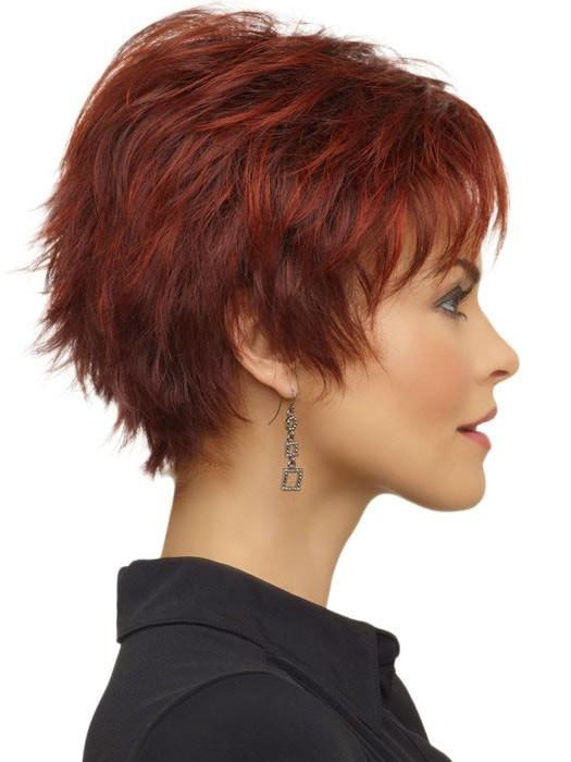Envy Genny Wig : Right Profile | Color Dark Red