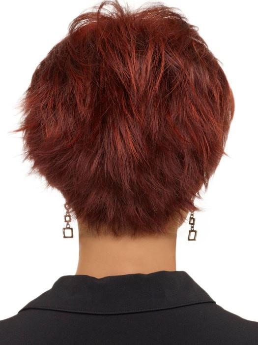 Envy Genny Wig : Back View | Color Dark Red