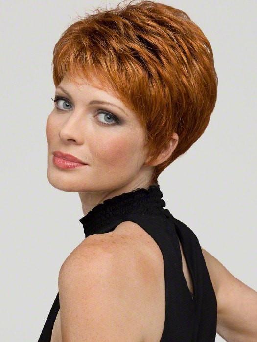 Envy Heather Wig : 100% Hand-tied Lace Front Short Blend Wig