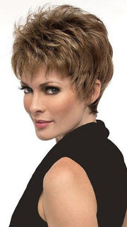 JACQUELINE PETITE by Envy in CHOCOLATE CARAMEL | Medium Brown with soft Red and Blonde highlights PPC MAIN IMAGE FB MAIN IMAGE