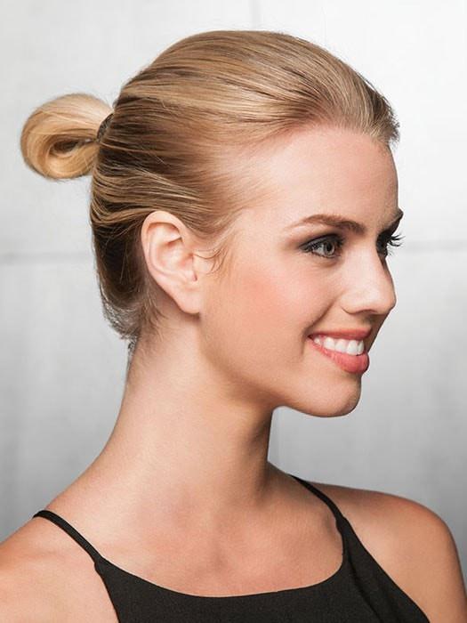  Just wrap these patented elastic-band pieces around a ponytail or bun to maximize your style quotient | Before