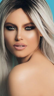 To enhance your look: Flat iron it super straight.