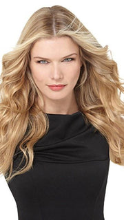 R25 = Ginger Blonde: Golden Blonde with subtle highlights | 18" Remy Human Hair Extension Kit 10pc by Hairdo