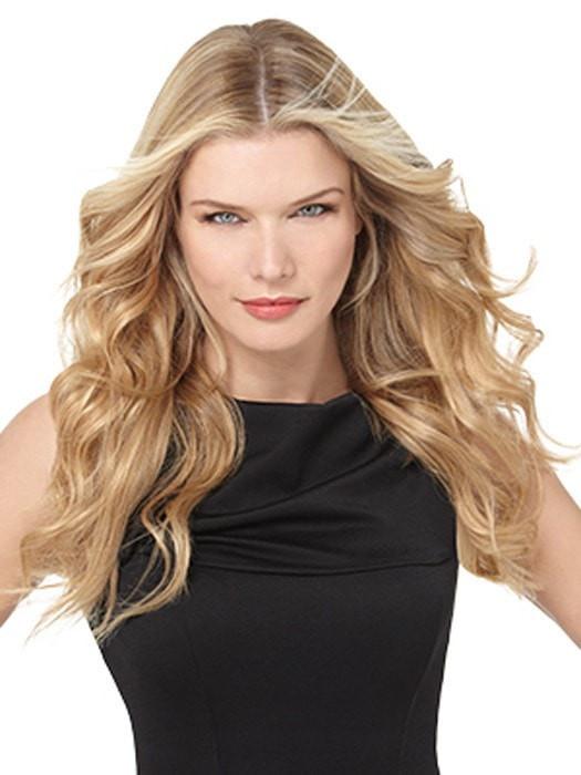 R25 = Ginger Blonde: Golden Blonde with subtle highlights | 18" Remy Human Hair Extension Kit 10pc by Hairdo