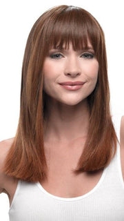 Color R830 = Ginger Brown: Warm Medium Brown | Clip In Bangs by Hairdo
