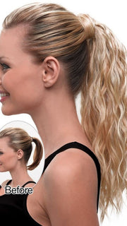 Before & After | Simply Wavy Pony by Hairdo