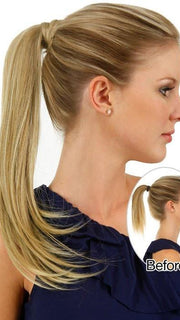 R14/88H - GOLDEN WHEAT | Before & After Simply Straight Pony bu hairdo