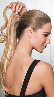 Conceal your own hair, simply wrap the strip of hair around & fastens with Velcro