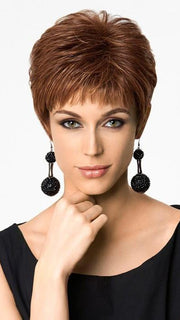 TEXTURED CUT by Hairdo in R3025S+ GLAZED CINNAMON | Medium Reddish Brown with Ginger highlights