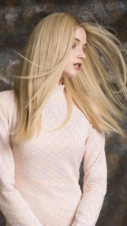 OBSESSION by Ellen Wille in CHMAPAGNE ROOTED | Light Beige Blonde,  Medium Honey Blonde, and Platinum Blonde Blend with Dark Roots