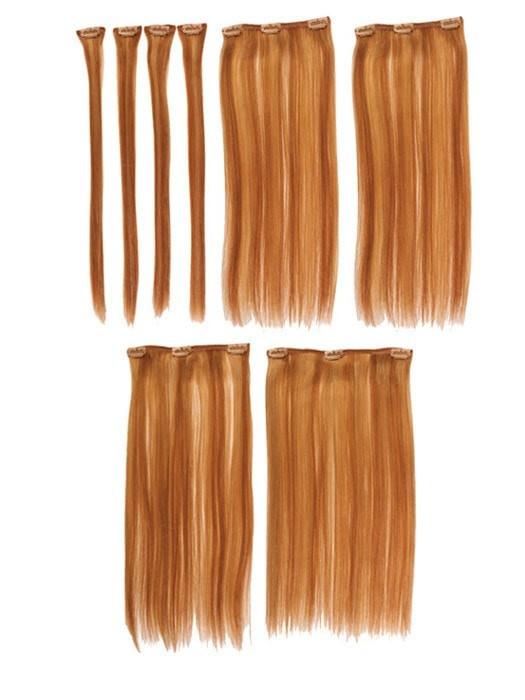 12" easiXtend Professional Human Hair Extensions (8 Piece) | Clip In