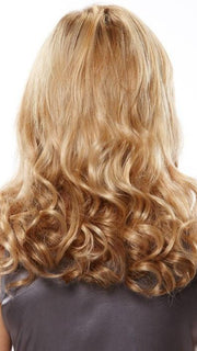 100% human hair and can be flat-ironed, blow-dried and/or curled