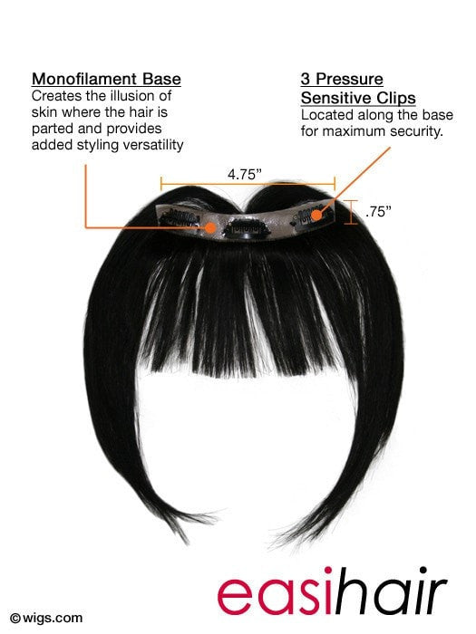 easiBangs Human Hair Clip In Bangs (1pc) | DISCONTINUED